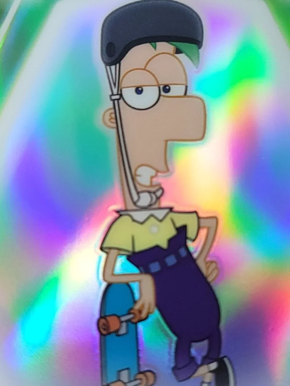 Ferb Topps 2026 Disney Neon Holo Chrome Refractor Limited 033/199 CNE